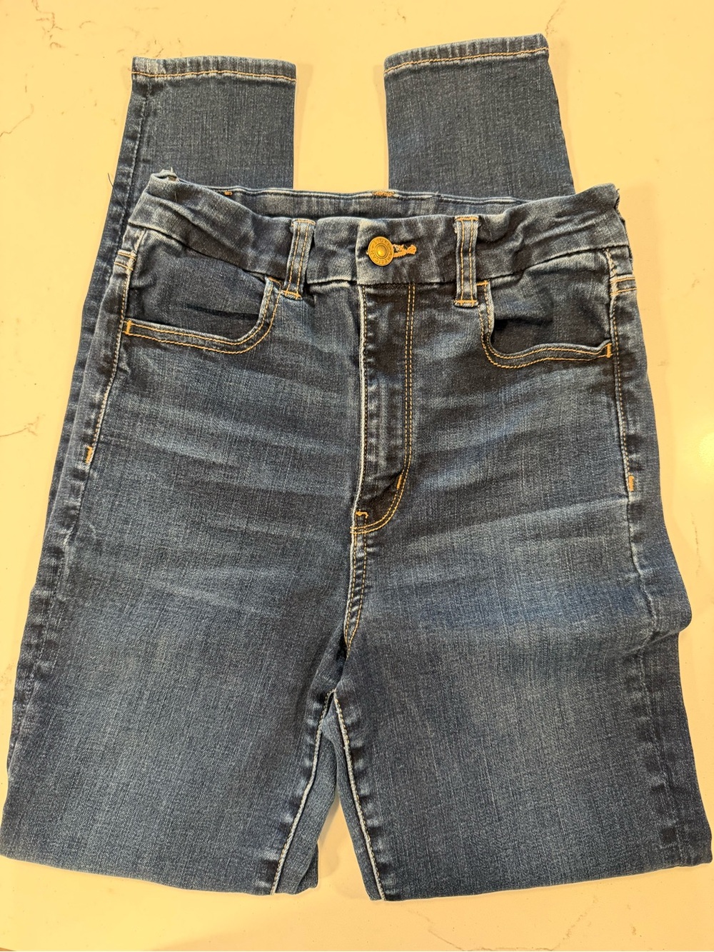 American Eagle Outfitters Women's Dark Blue Jeggings